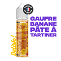 E-liquide Delish Le Gourmand 50ml - Gaufre Banane Pate à Tartiner - PG/VG 70/30