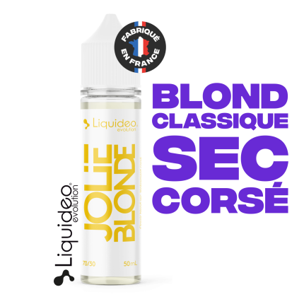 E-liquide Jolie Blonde 50ml - Classic Blond Sec - PG/VG 70/30