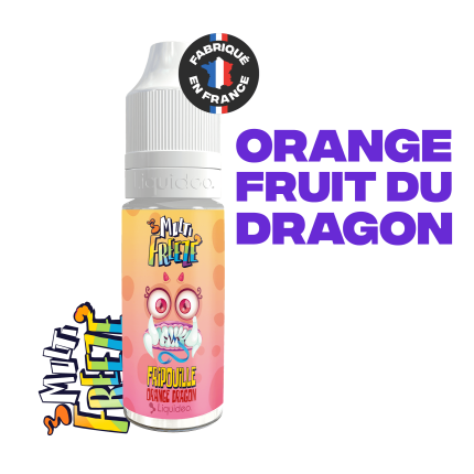 E-liquide Multi Freeze Fripouille 10ml - Orange Fruit Du dragon - PG/VG 50/50