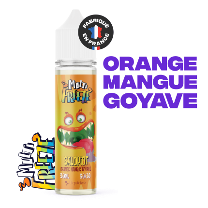 E-liquide Multi Freeze Salopiot 50ml - Orange Mangue Goyave - PG/VG 50/50