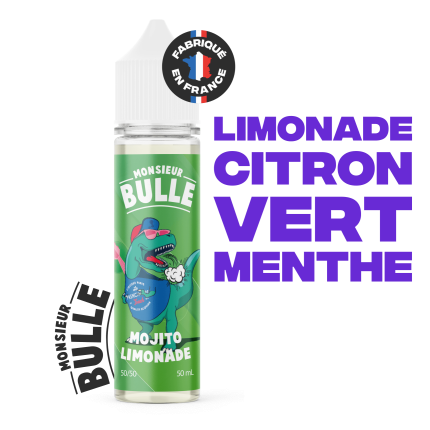 E-liquide Mojito Lemonade 50ml - Limonade Citron Vert Menthe - PG/VG 50/50